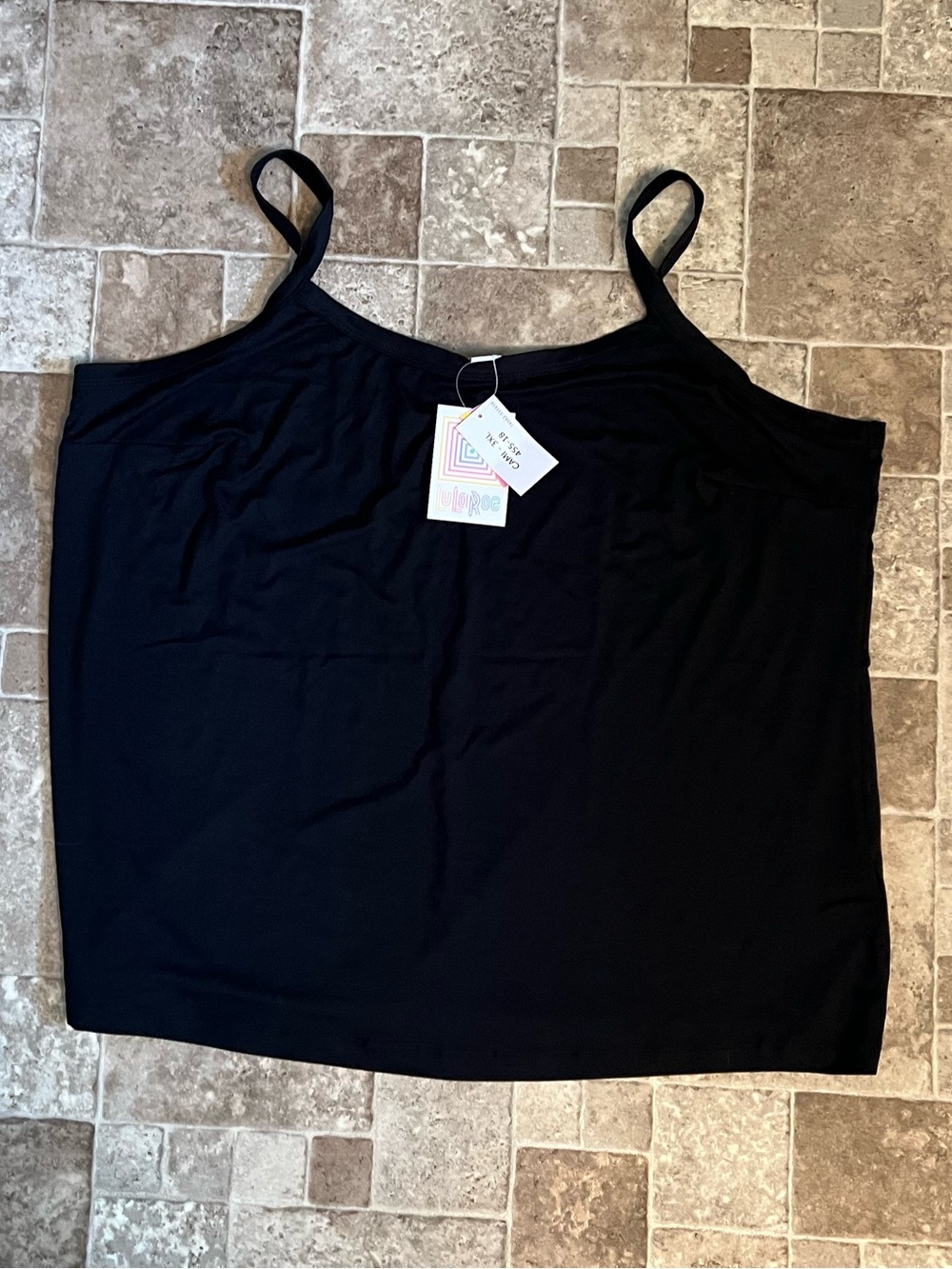NWT 3X LuLaRoe Black Camisole Tank